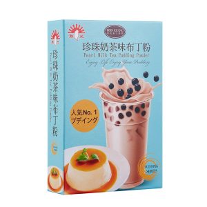 Preparo Pudim de Milk Tea